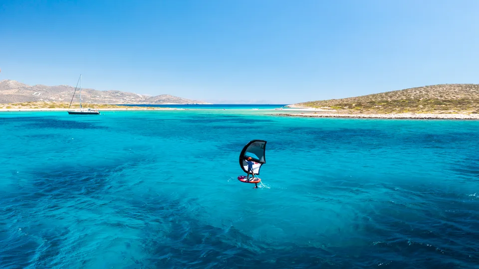 Makani sailing in the Cyclades.